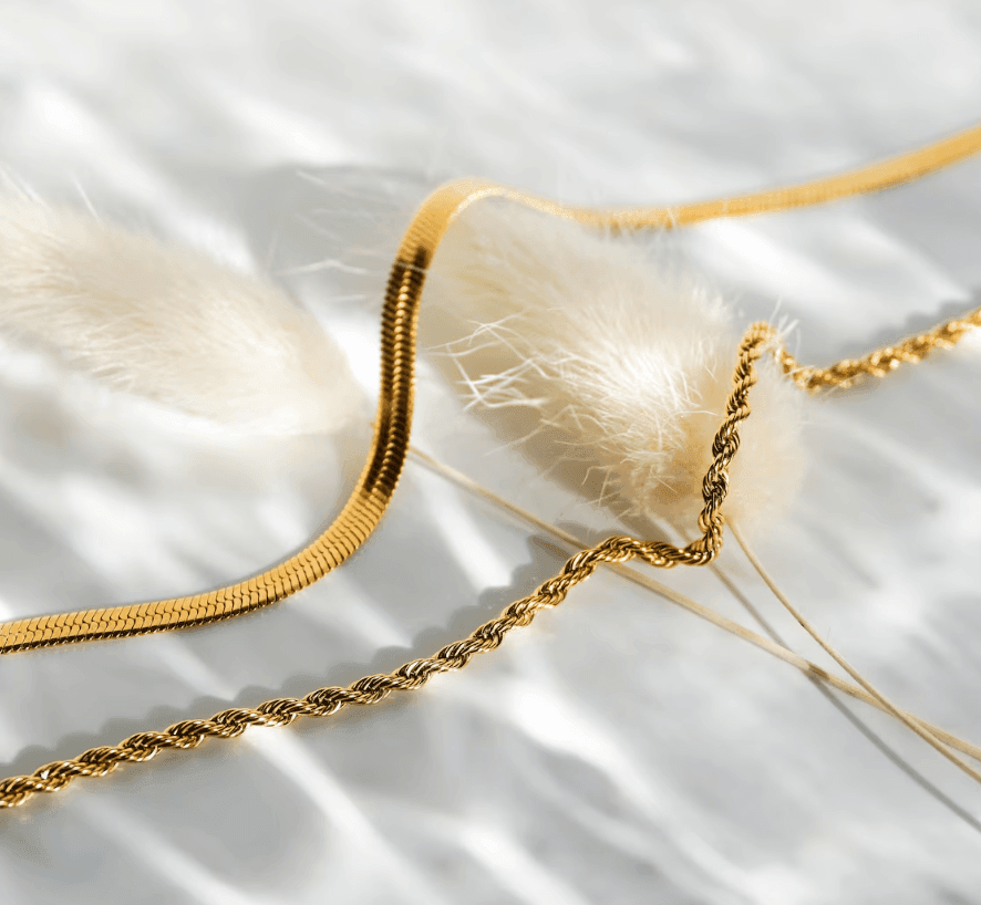 Stack it Up- 14k Gold Plated Double Layer Necklace For Men - SubhagAlankar