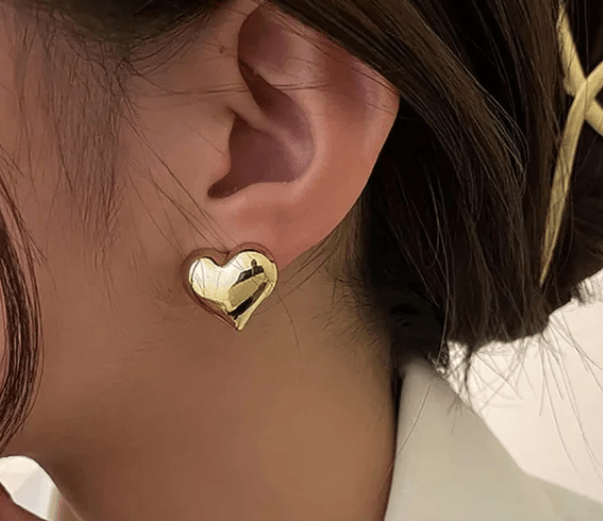 Mini Heart Studs - SubhagAlankar