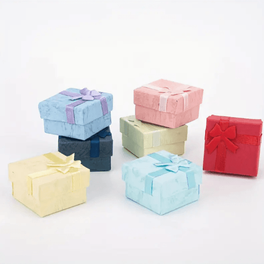 Elegant Ring Gift Box (Random Color)(only box) - SubhagAlankar
