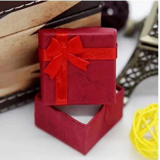 Elegant Ring Gift Box (Random Color)(only box) - SubhagAlankar
