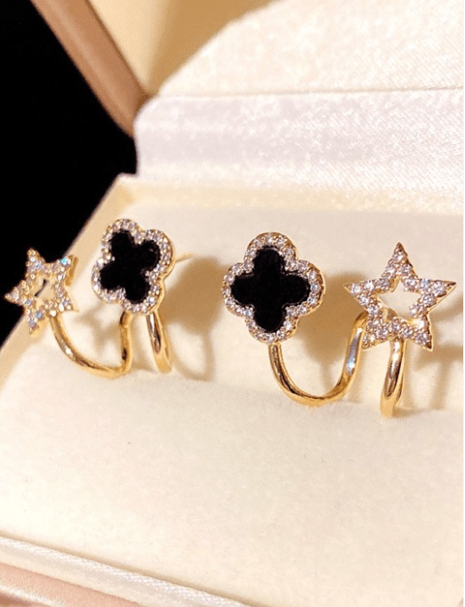 Sparkling Star Stud earring - SubhagAlankar