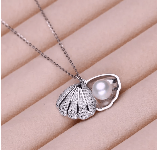 Seaside Shell Pearl Necklace - SubhagAlankar