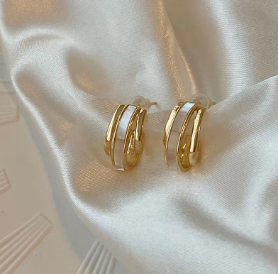 Cleo's Enamel Stud Earrings - SubhagAlankar