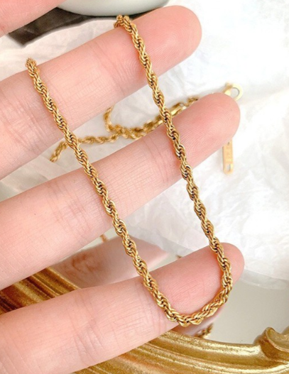 Quasar Rope Chain - 18K Gold Plated - SubhagAlankar