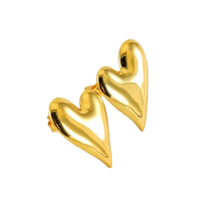 Golden Solid Heart - SubhagAlankar