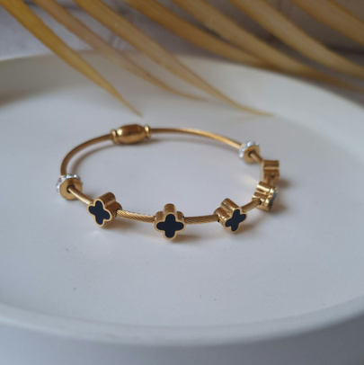 Black Clover Bangel Bracelet