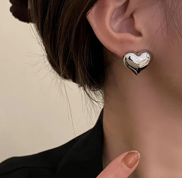 Mini Heart Studs - SubhagAlankar