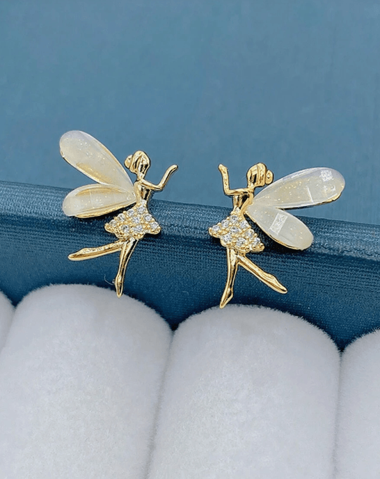 Dainty Fairy Stud Earring - SubhagAlankar