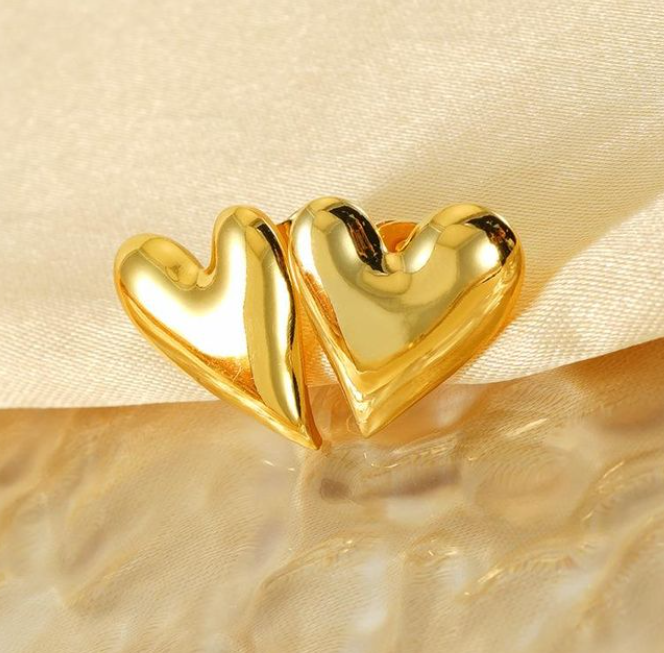 Golden Solid Heart - SubhagAlankar
