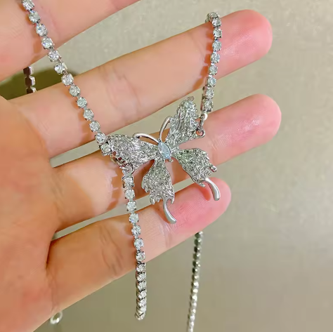 Stella's Butterfly Necklace - SubhagAlankar