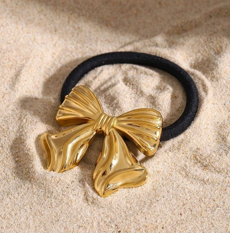 Gleam Bow Hair Tie - SubhagAlankar