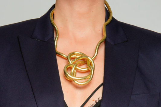Golden Bendable Twistable Necklace