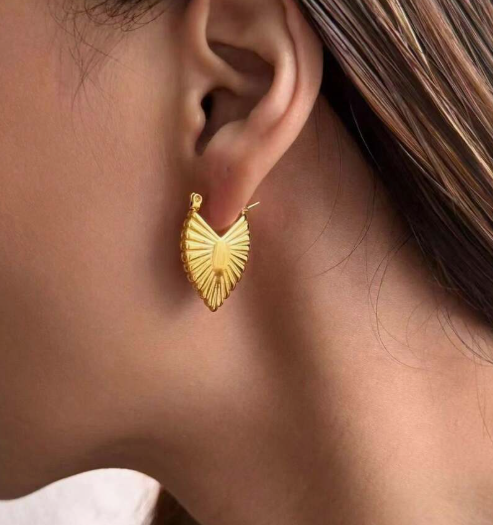 Soleil Radiant Hoop Earrings