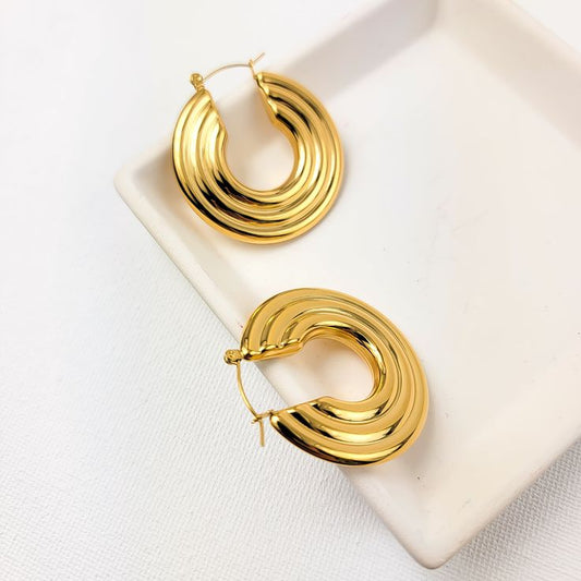 Layered Glow Hoop Earrings