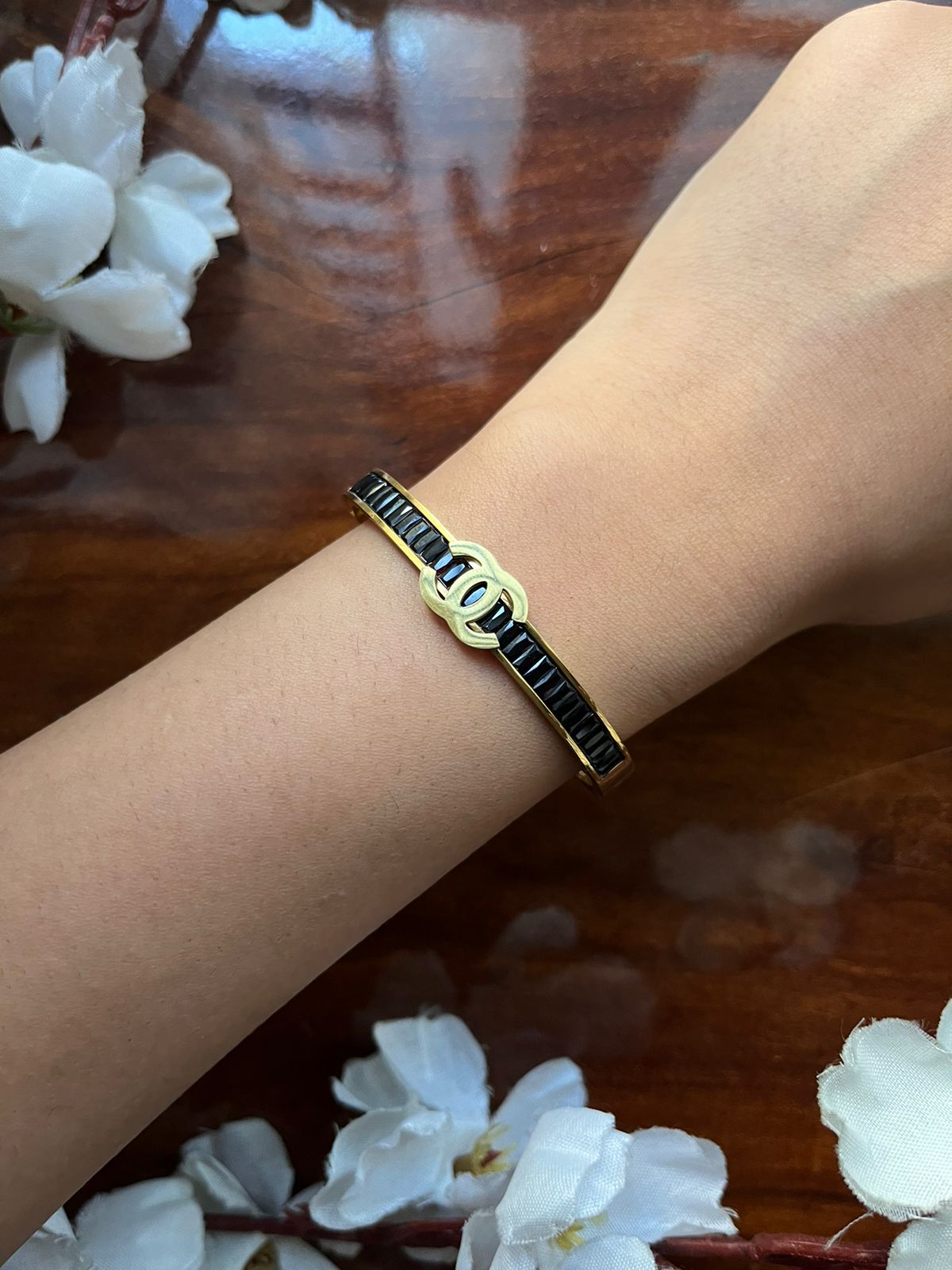 Mellow Black Thin Wrist/ Baby Size bracelet