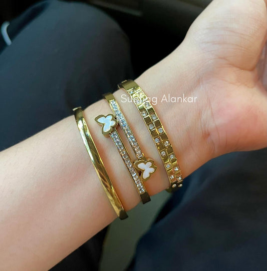 The Butterfly Stack Thin Wrist/ Baby Size bracelet
