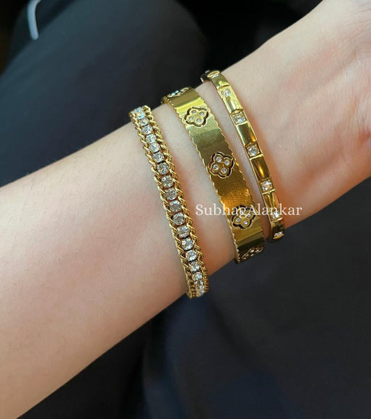 Sage Stack Thin Wrist/ Baby Size bracelet