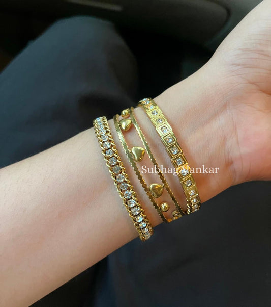 Misty Stack Thin Wrist/ Baby Size bracelet