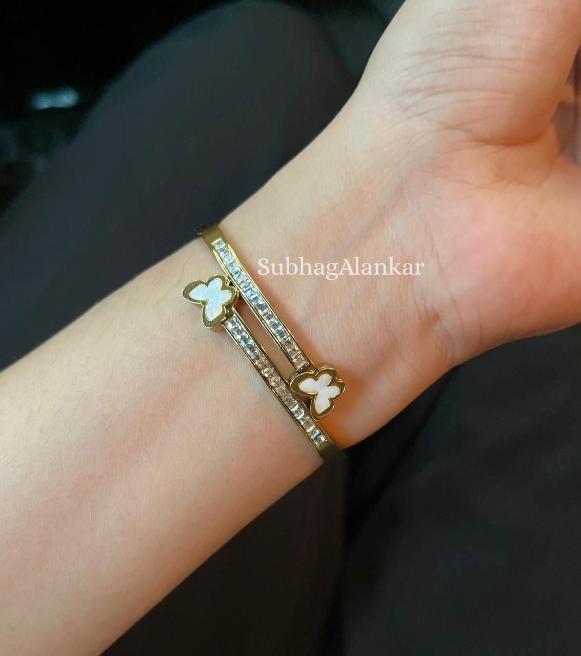 Butterfly Mirage Thin Wrist/ Baby Size bracelet