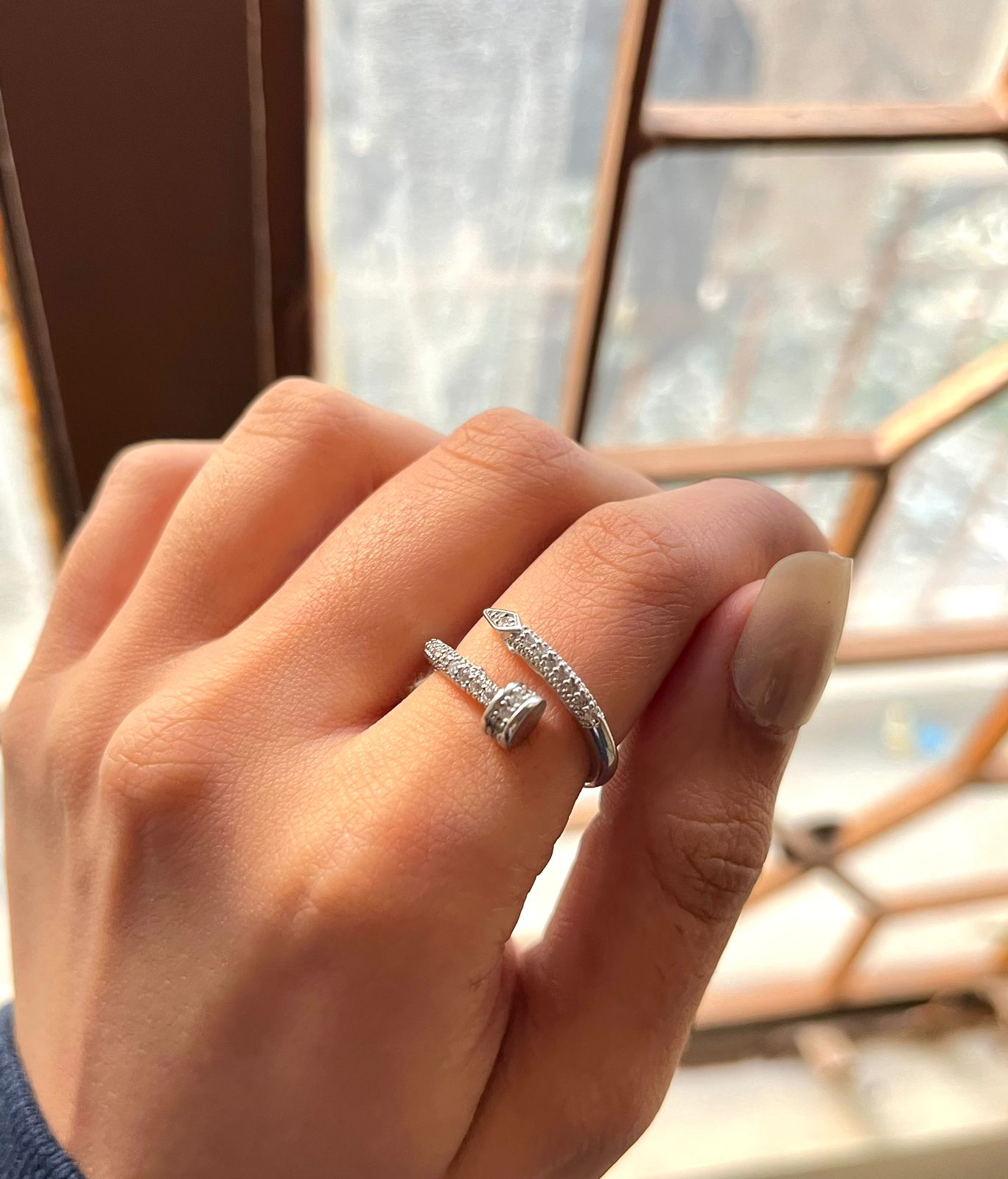 Silver Nail Ring