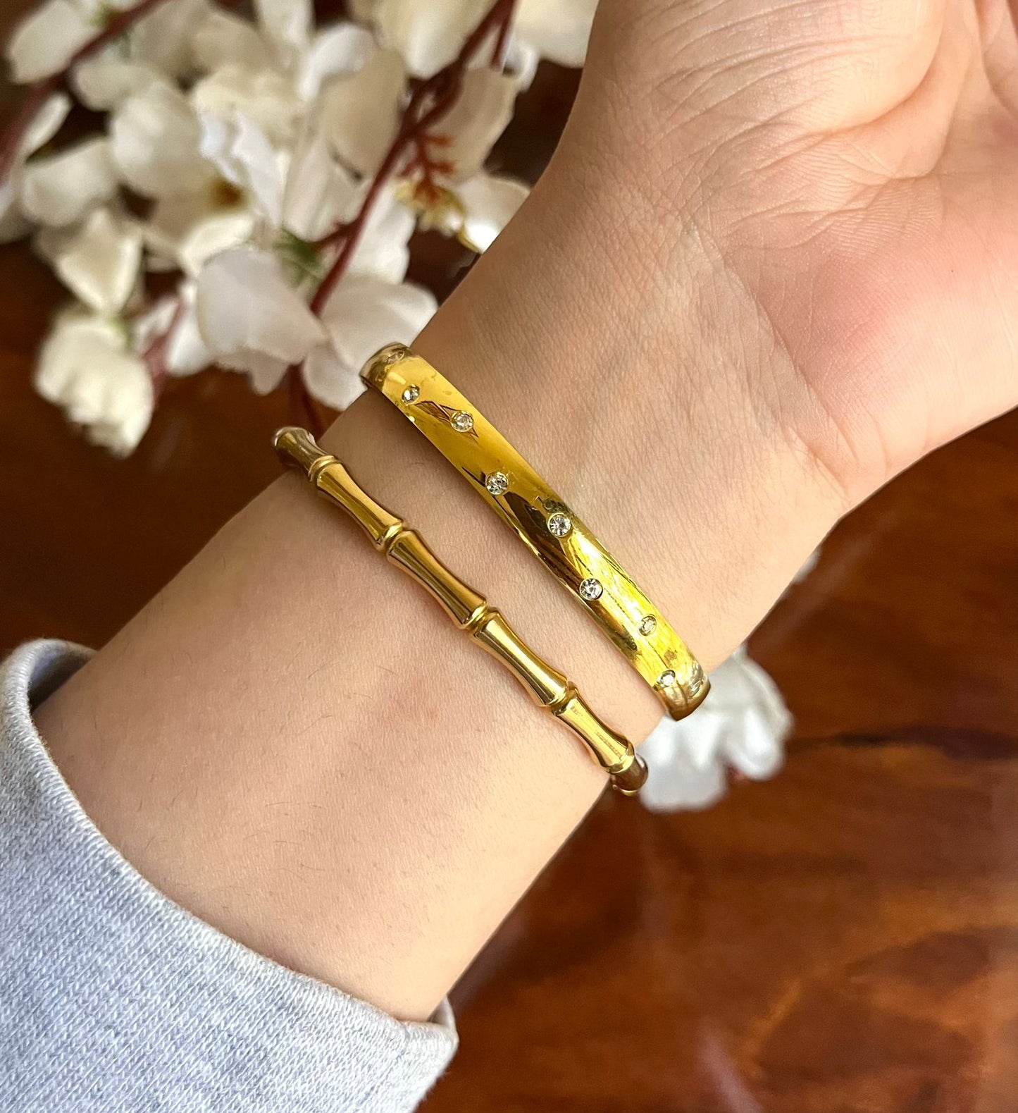 Serin Thin Wrist/ Baby Size bracelet Stack