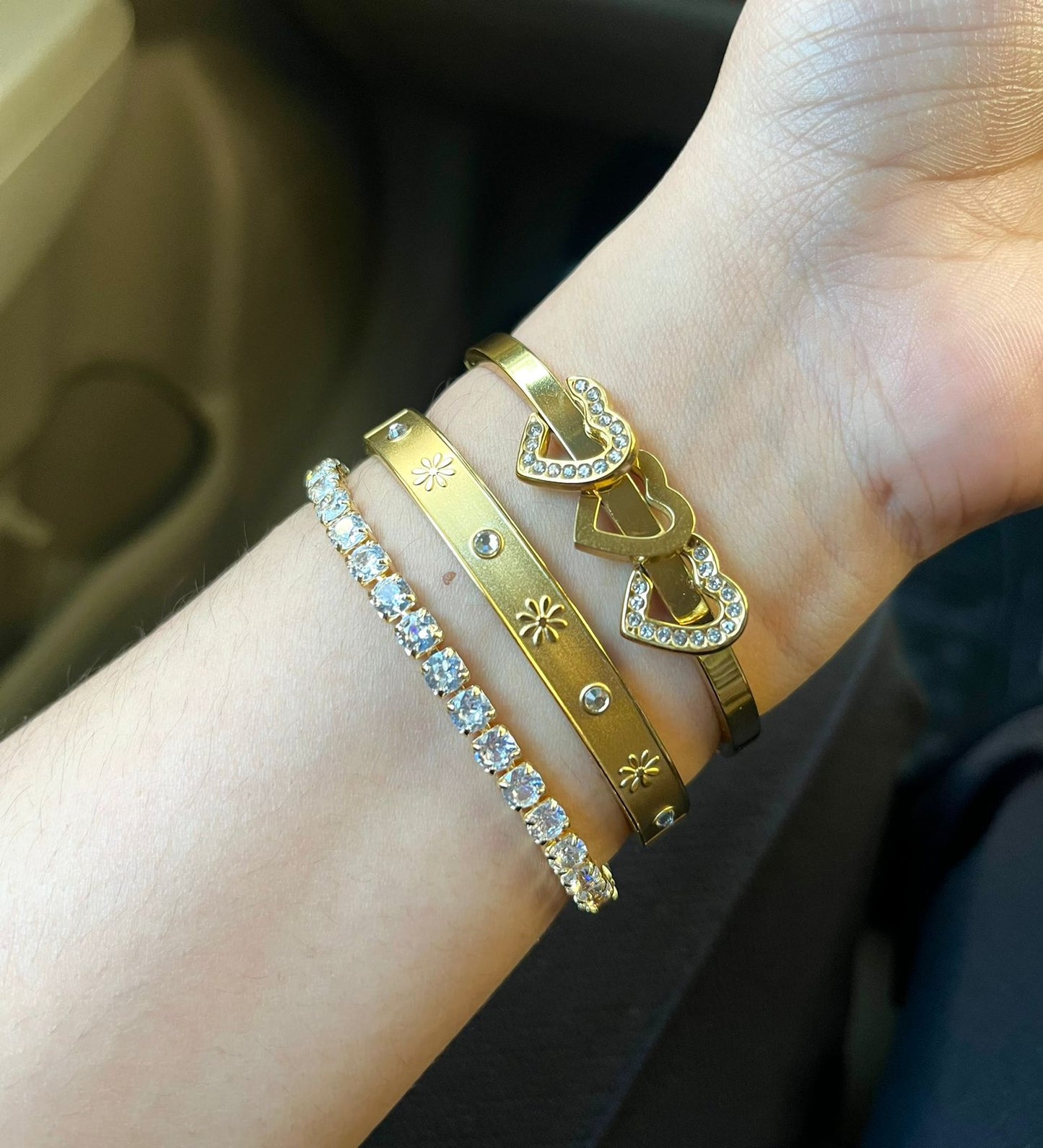 Wilson Thin Wrist/ Baby Size bracelet Stack