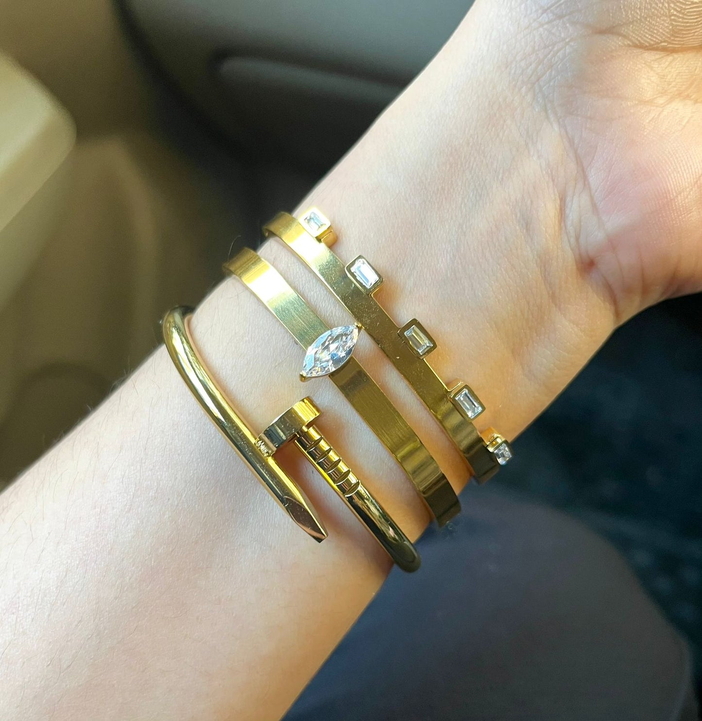 Inadu Thin Wrist/ Baby Size bracelet Stack