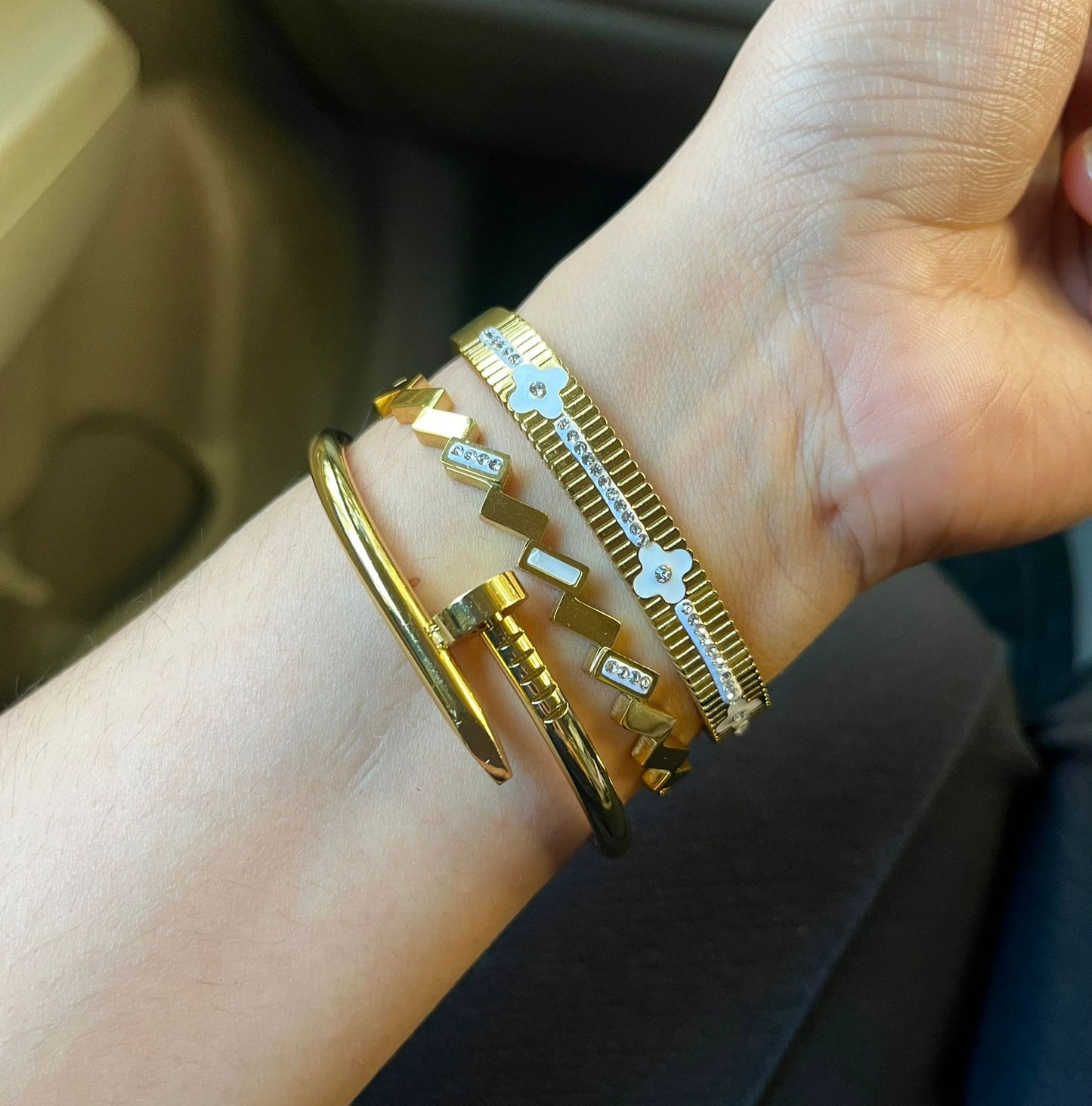 Sophie Thin Wrist/ Baby Size bracelet Stack