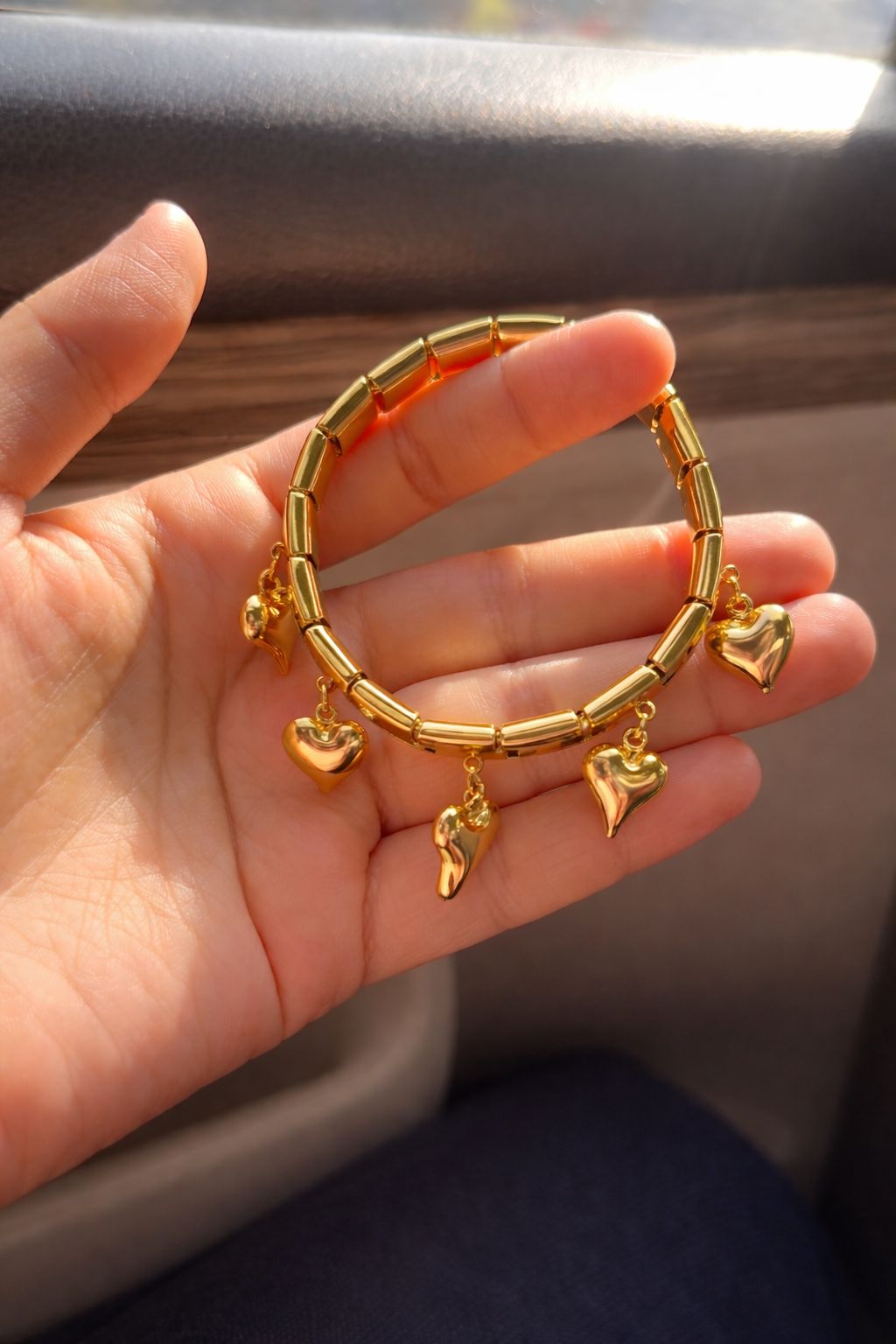 Hearts Italian Charm Bracelet