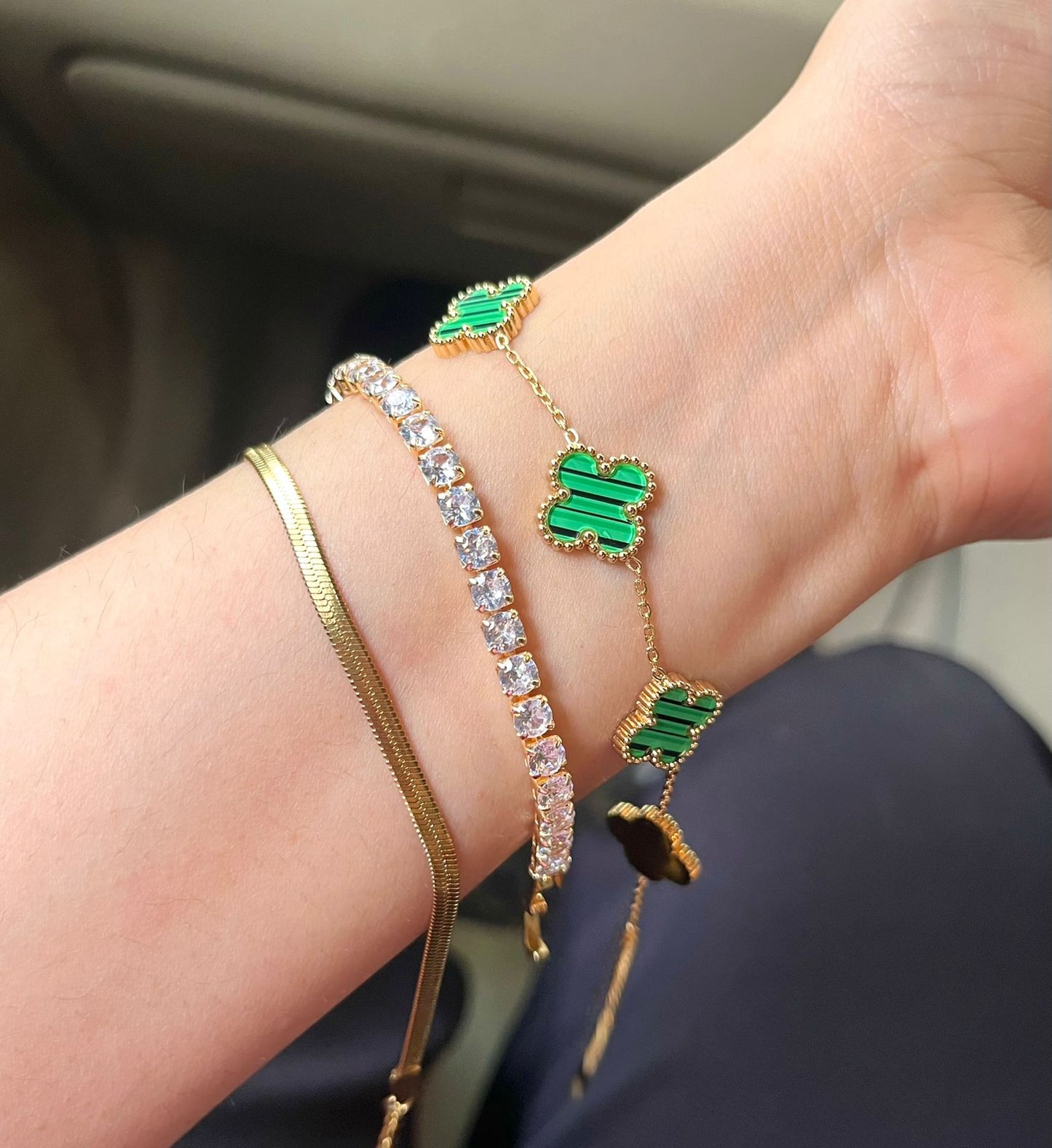 Rufus Thin Wrist/ Baby Size bracelet Stack