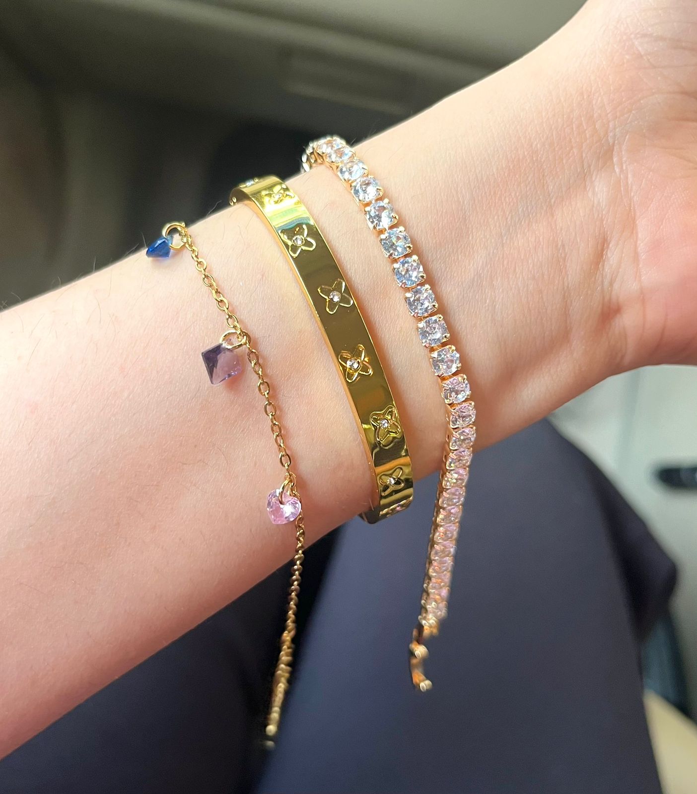 Eric Thin Wrist/ Baby Size bracelet Stack