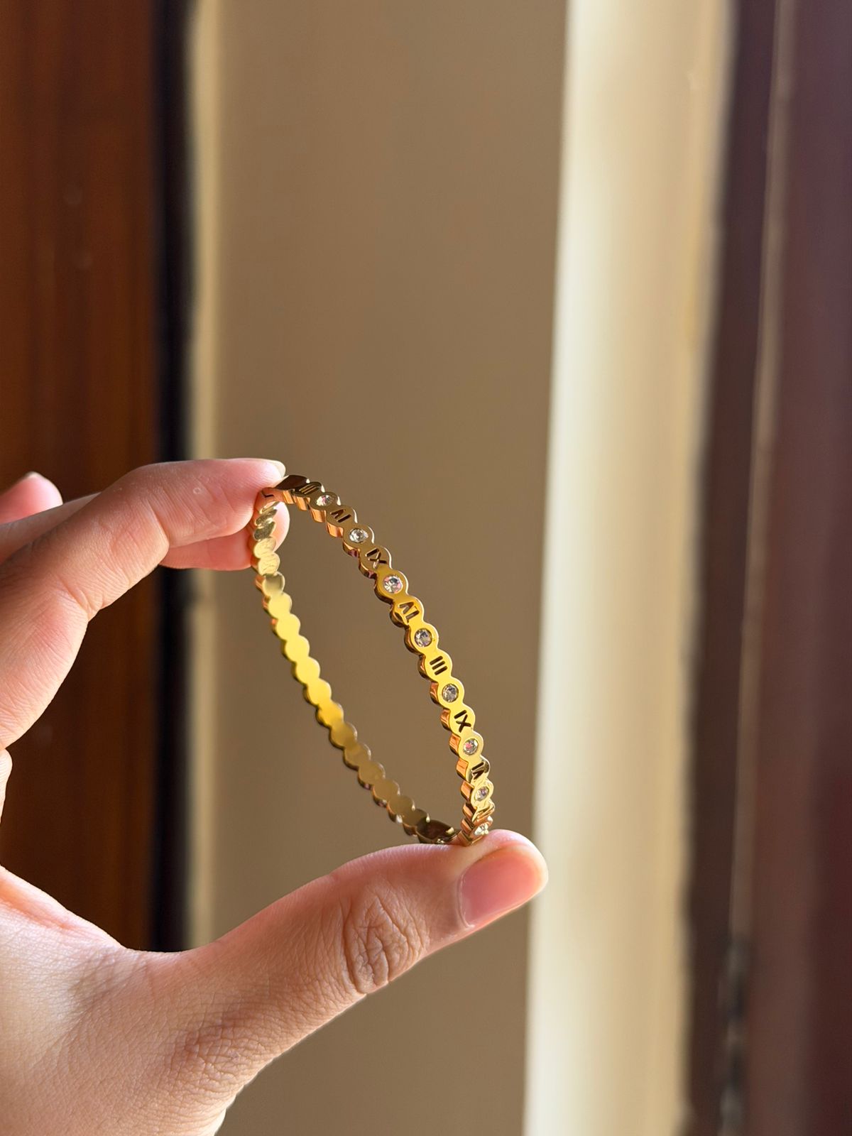 Roman bracelet -18k Gold plated
