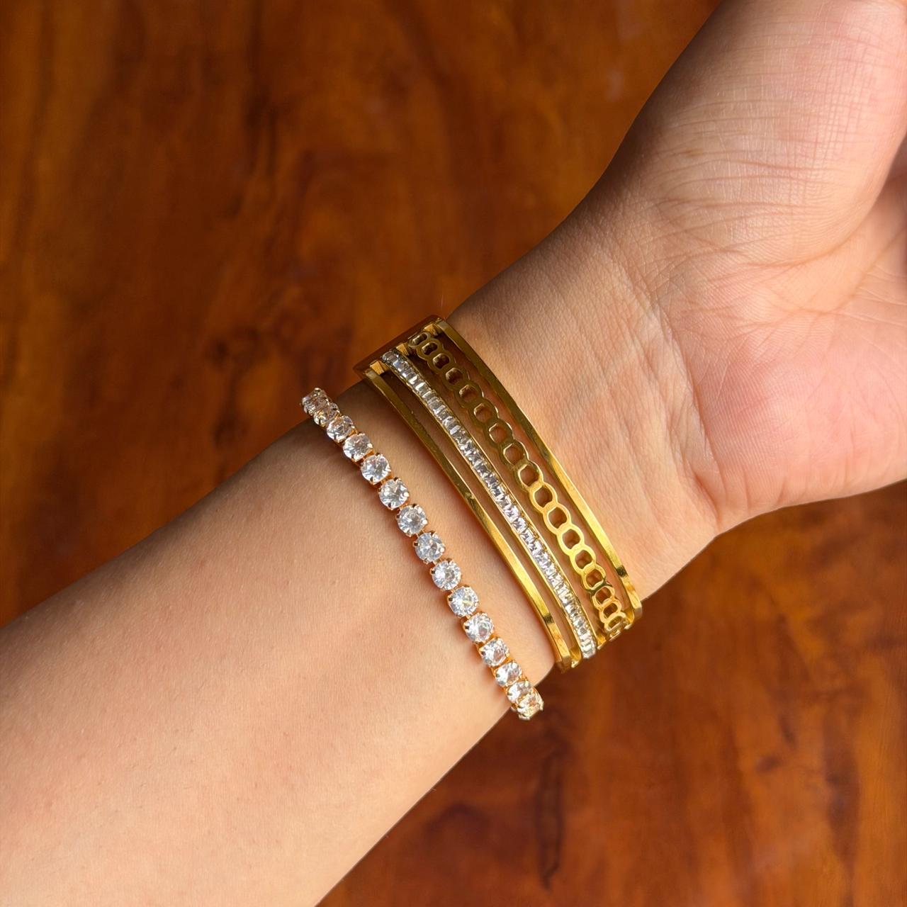 Canyon Thin Wrist/ Baby Size bracelet Stack