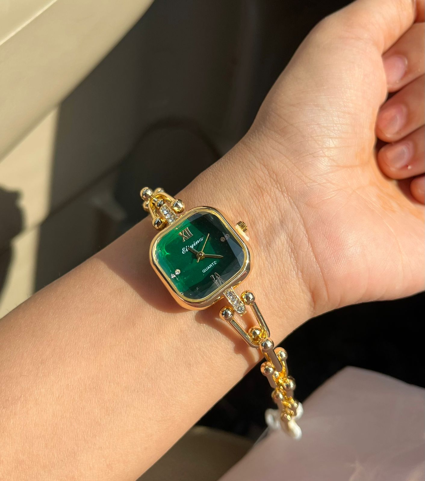 Eliana Green Dial Bracelet Watch