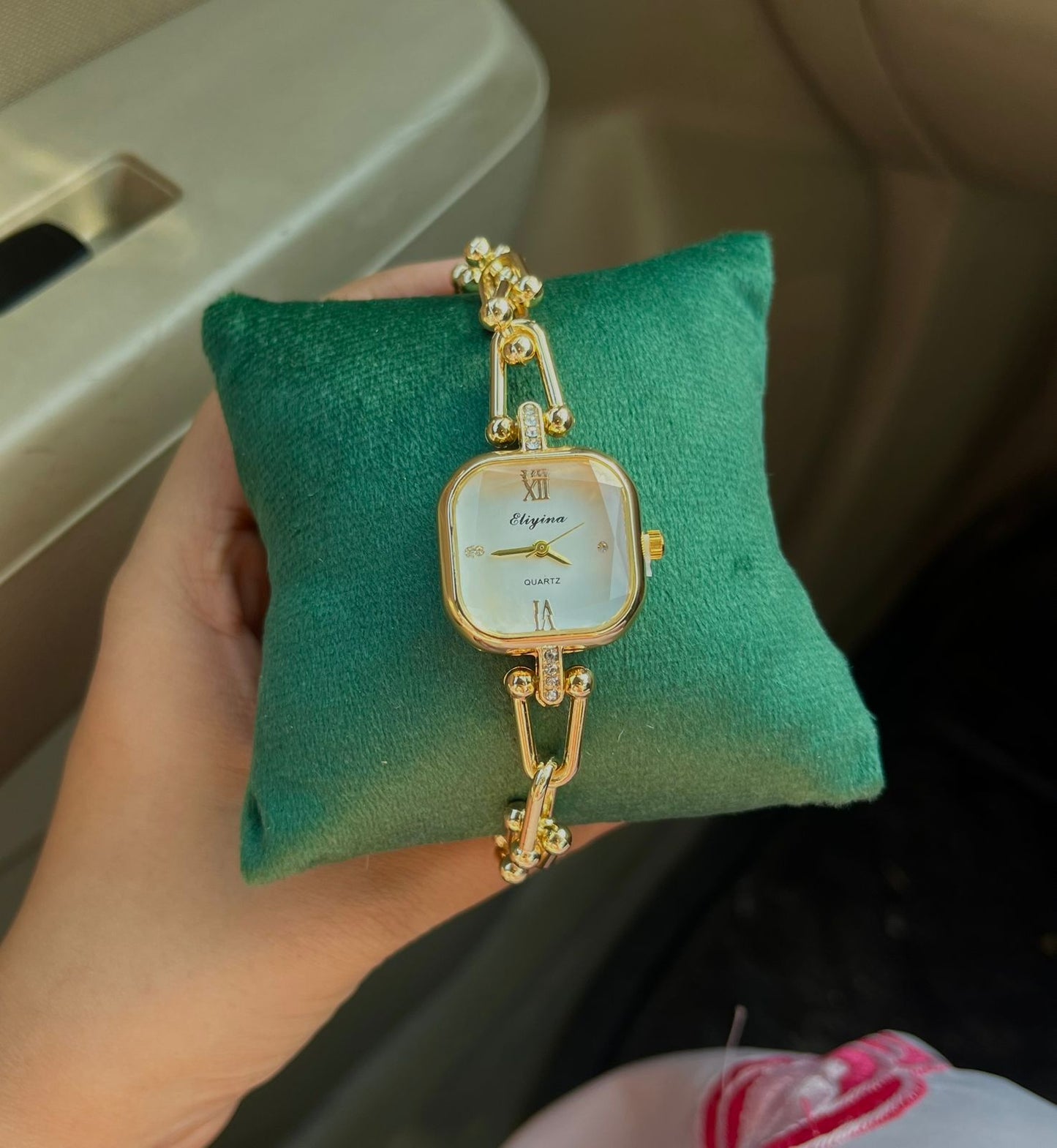 Eliana White Dial Watch