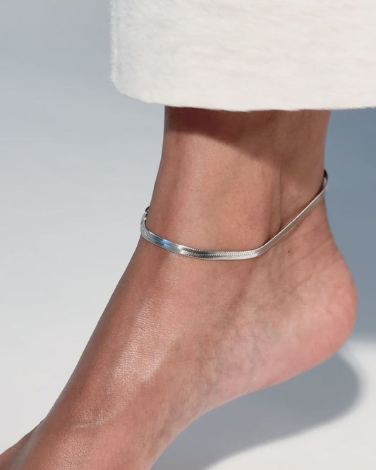 The Mira Anklet Silver