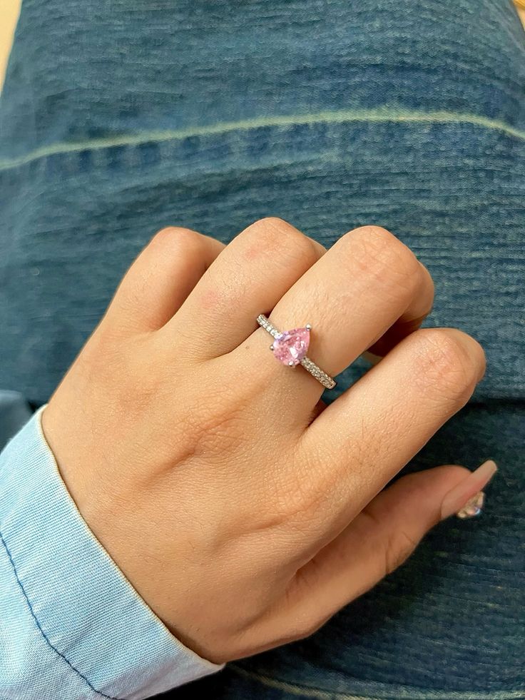 Icy Blush Ring