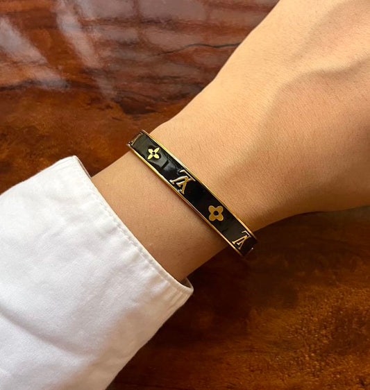 Black Luxe Thin Wrist/ Baby Size bracelet