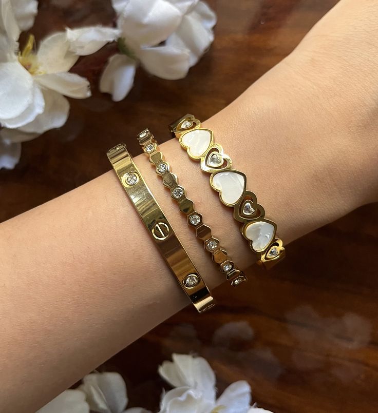 Love Everyday Stack Thin Wrist/ Baby Size bracelet