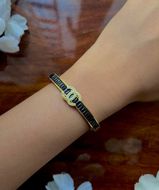 Mellow Black Thin Wrist/ Baby Size bracelet