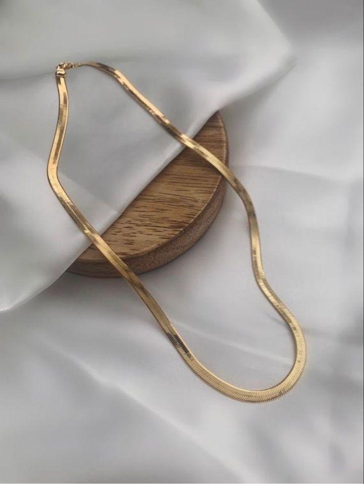 18k Gold Plated Snake Chain For Men - SubhagAlankar