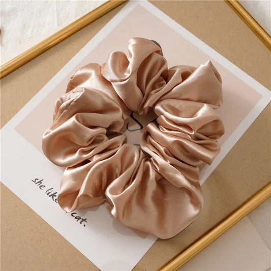 Satin Scrunchy Random Color (PACK OF 1) - SubhagAlankar