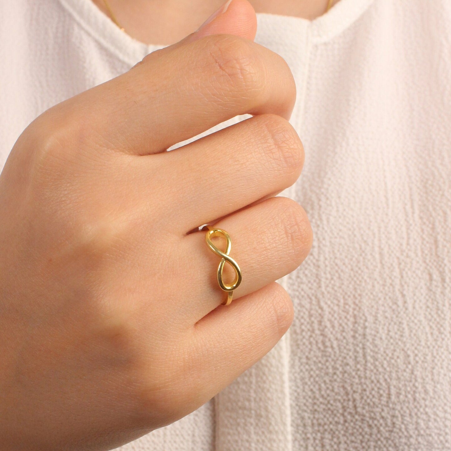 Gold Infinity Ring
