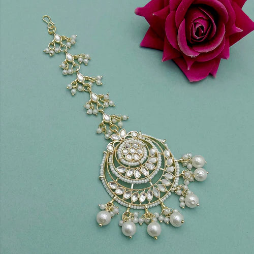 Chandni Kundan Chain Maangtika - SubhagAlankar