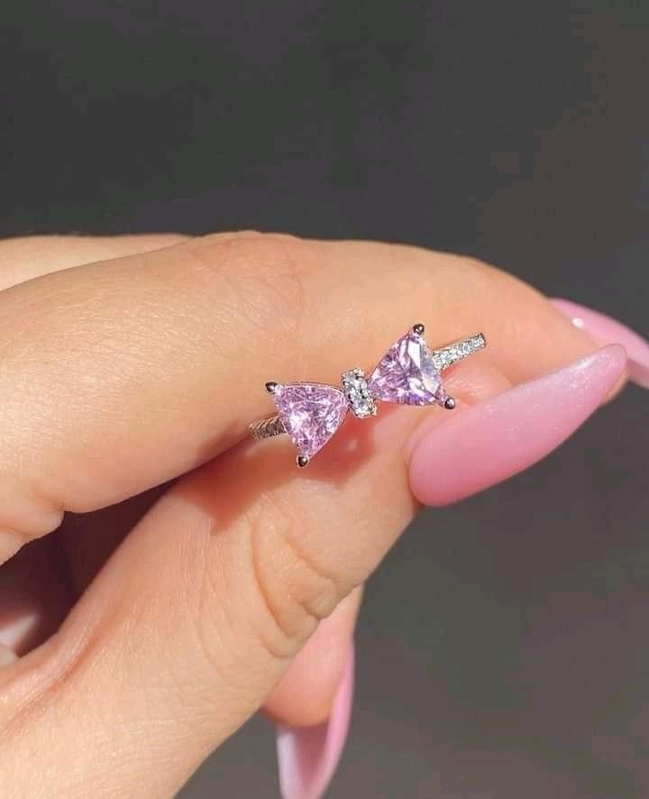 Blush Bow Ring