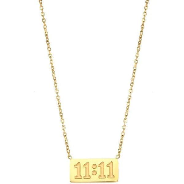 11:11 Angle Number Necklace - SubhagAlankar