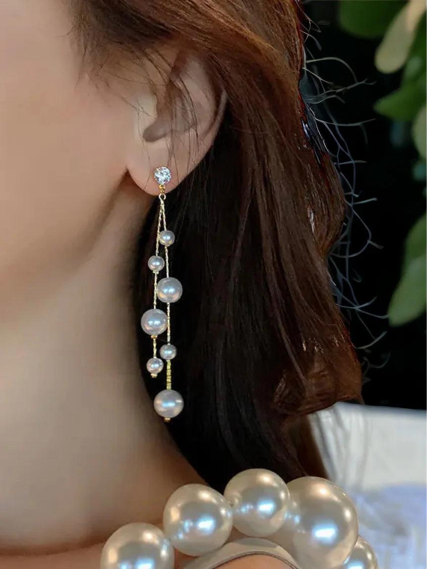 Long Pearl Dangling - SubhagAlankar