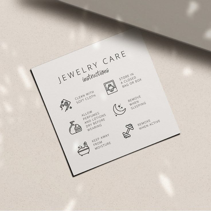 Jewelry care tips