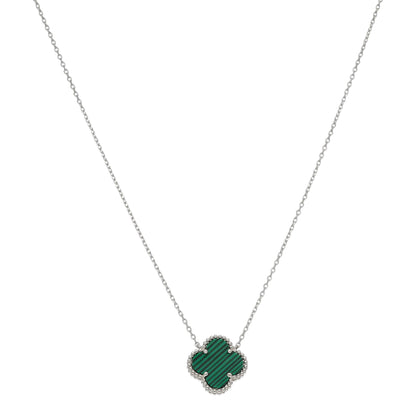 Green Silver Necklace
