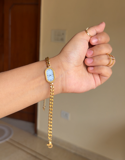 Serein White Vintage Dial Bracelet